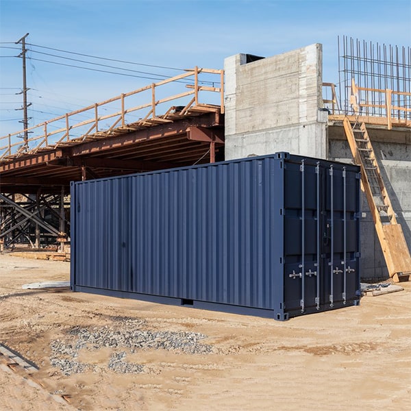 we offer flexible rental options for our construction site storage containers, including long-term rentals